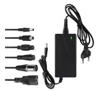 Weciau Hoverboard - Cavo di ricarica 42 V 2 A AC E Scooter Caricatore per Scooter E Scooter per biciclette elettriche, con 6 porte, per Hoverboard, scooter elettrico (EU)