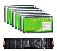 Weciau Trappole Adesive, Confezione da 8 Strisce Adesive Extra Forti 120 x 28 cm, Facili da Usare, Trappole Adesives per Insetti, Scarafaggi e Grilli