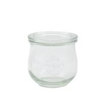 Weck -Tulip glass, bordo rotondo, vetro trasparente, 370 ml
