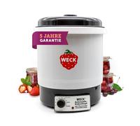 Weck 292004 WAT 34 Macchina per Conserve, in plastica, Senza Orologio, con griglia, 2000 W, 29 Litri