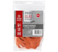 Weck 30 sacchetti di anelli in gomma, 54 x 67 mm, Ø 60 mm (anelli di tenuta in gomma, barattoli) 76133