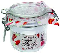 Weck 3918798 Barattoli in Vetro da 255 Ml con Gomma, Set di 6, Bormioli Rocco Fido 4261