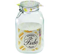 Weck 3918802 Vasetti in Vetro con Gomma, Set di 4, Bormioli Rocco Fido 58302