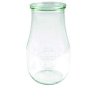 Weck 739 Vasetto Tulipano da 2700 Ml, Coperchio in Vetro, Trasparente