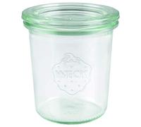 Weck 761 Barattolo 140 ml Alta qualità, con Coperchio, Conserve Resistente al Calore, Adatto al microonde, Forno Vetro con Bordo Rotondo, 12 Pezzi, Trasparente