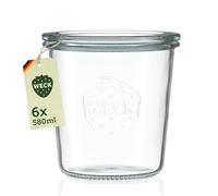 WECK Set di 6 vasetti da 1/2 litri