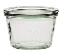 Weck Barattoli di vetro, 250 ml, forma rotonda, vetro, confezione da 3