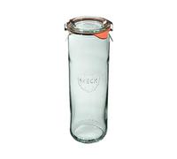 Weck Barattolo cilindrico 600 ml, 6 pezzi, vetro con coperchio, guarnizione e 2 chiusure, per conserve di succhi, conservare ermeticamente ingredienti secchi