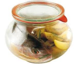 Weck Barattolo Deco, 560 ml, Taglia Unica, Trasparente