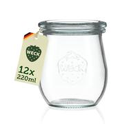 Weck Rotondo Rim Mini Tulip Jar, 220 ml, Trasparente
