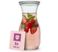 Weck Round Rim - Bottiglia per succo, 310 ml, taglia unica