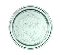 WECK Coperchi da 100 mm, 6 pezzi, per conserve e succhi di frutta, per conservare ingredienti secchi ermetici | per barattoli WECK