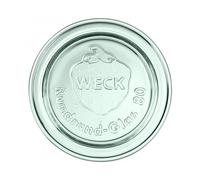WECK Coperchi da 80 mm, 6 pezzi, per conserve, succhi di frutta, conservazione ermetica di ingredienti secchi