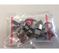 Weck - Ganci in acciaio inox per chiudere barattoli, set di 24 pezzi