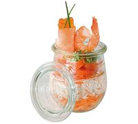Weck Gläser 12er-Set 80 ml Einmachgläser Sturzgläser Weckgläser / inkl Einkochringe Klammern Glasdeckel 5080903