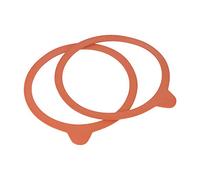 WECK Guarnizione di Jar, Gomma Naturale, Arancione, 1 x 1 x 1 cm, 10 unità
