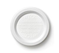 WECK Keep Fresh Weck - Coperchio da 80 mm, 5 pezzi, per conserve, succhi di frutta, conservazione ermetica di ingredienti secchi, per barattoli WECK