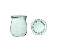 Weck Rotondo Rim Mini Tulip Jar, 220 ml, Trasparente