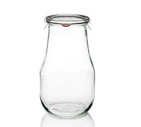 Weck Rotondo Rim Tulip Jar, Vetro, Transparent, 2700 ml