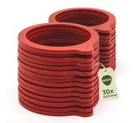 Weck Set di 30 anelli per conserve, diametro 100 mm, accessori per barattoli e bicchieri, anelli di tenuta per conservare in modo sicuro