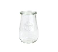 Weck - Set di 4 barattoli da 1,75 l, molto grandi, design classico, modello 738.
