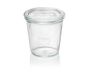 Weck - Stampo Rotondo con Bordo Rotondo, 290 ml, 8 x 8,7 cm, Taglia Unica
