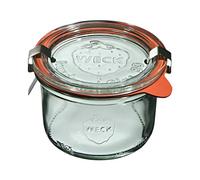 Weck Sturz 200 ml vetro da 12 pezzi con coperchio, guarnizione e 2 chiusure, per conservare conserve, succhi di frutta, conservazione ermetica di ingredienti secchi