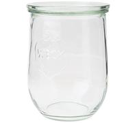 Weck Tulpen- Glas, Vasetto di Vetro Transparente, 1050 ml, set da 6