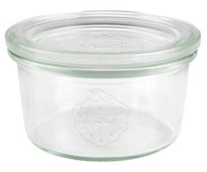 Weck Vasetti con coperchio in vetro, capacità: 165 ml, forma a goccia, 12 pezzi