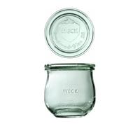 Weck, Vasetto TULPE, 370 ml con coperchio - confezione da 6, per conserve, Riutilizzabile, Può essere congelato, Può essere messo in forno, Coperchio incluso, Sterilizzazione, Barattoli