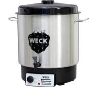 WECK WAT 24A Distributore per bevande calde con spremiagrumi acciaio inox, Nero