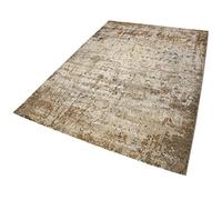 wecon home Neo Baroque - Tappeto Vintage Moderno, in Microfibra di Poliestere, 225 x 160 x 1,2 cm, Colore: Sabbia
