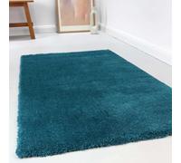 Wecon Home Tappeto a pelo lungo Esprit morbido, ideale per soggiorno, camera da letto e cameretta dei bambini, RELAXX (80 x 150 cm, turchese petrolio)