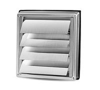 WeCooper Griglia di ventilazione in acciaio inox, 100 mm, 125 mm, 150 mm, lamelle mobili (150 mm)