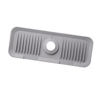 Wectirc Paraspruzzi per rubinetto, in silicone, per lavello, 14,9 x 38,1 cm, per rubinetto, antigoccia, tappetino antigoccia per casa colonica