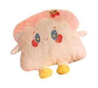 Wectirc Set di coperte con cuscino sorridente con decorazione di ciliegie, comoda coperta da viaggio, cuscino da abbracciare, decorazione per la casa per bambini e adulti
