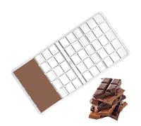 Wectirc Stampo per barrette di cioccolato profondo, in acrilico trasparente, stampo per dolci fatti a mano, strumenti per pasticceria, biscotti, bonbon, caramelle
