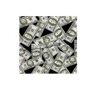 WedDecor Bandana per Uomini Donne Cotone Unisex Sciarpa Scaldacollo Larghezza Fascia la Fronte Us Dollaro Moda Accessorio Corsa, Motociclismo, Escursionismo, da Pesca, Attività All'Aperto, 54cm