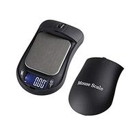 Weddecor - Bilancia digitale digitale portatile a forma di mouse professionale con display LCD con tara multifunzione e spegnimento automatico da 0,1 g a 500 g
