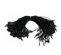 Weddecor Cotone Appendere Etichetta Con Proiettile Molletta Corda Cavo Blocco Per Garantire Etichette Prezzo Etichette Al Dettaglio Abbigliamento Moda Apparels Pacchetti Regalo,20cm,100pcs