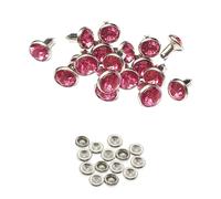 Weddecor Diamante Rivetti 7mm Con Kit Attrezzi Per Leathercraft Borse DIY
