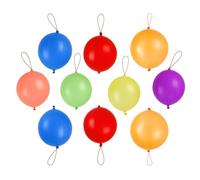 Weddecor Palloncini in Lattice da Boxe con Elastico Decorazione per Palloncini per Grandi Feste Festa di Compleanno per Bambini Funzioni per Bambini Decorazioni di Nozze, 30 cm, 10 Pezzi