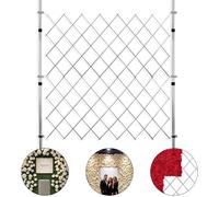 Weddecor Pannelli Graticcio Espandibile In Alluminio 8ft x 4ft 2 Pack