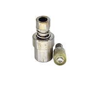 WedDecor Passacavo Punzone Macchina Fustella, Posto e Fissaggio Cupola Borchie per Leathercrafts, Arti e Mestieri, Abbigliamento, Verde Universale Pressione a Mano Macchina Set Fustelle - Verde, 10mm