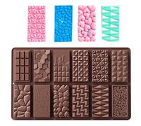 WeddHuis 1 Pezzo Silicone Forma Cioccolato, diy Cioccolato Praline, silicone forma cioccolato (contiene 12 forme)