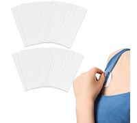 WeddHuis 108 pcs di nastro biadesivo per tessuti a doppia faccia per il corpo, abiti e vestiti, fashion tape trasparente per la moda con strisce lunghe,Ideale per tutti i tipi di tessuti