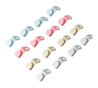 WeddHuis 16 Pcs Connettore Appendiabiti Impugnatura di Collegamento Ganci Grucce Connettori Appendini Salvaspazio Gancio Appendiabito Risparmia Spazio Ganci Collegamento Estensione Armadio