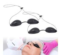 WeddHuis 2 pezzi occhiali abbronzanti, occhiali di sicurezza laser, occhiali di sicurezza LED, occhiali di sicurezza UV, occhiali cosmetici per la bellezza laser, depilazione IPL, protezione UV
