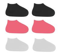 WeddHuis 3 Paar Copriscarpe Impermeabili Silicone Wiederverwendbare Unisex, Copriscarpe per Pioggia, Schnee, Sabbie del Deserto, Strade Melmose