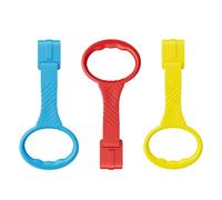 WeddHuis 3 Pezzi Anelli Box Bambini, Farbenfrohe Entwicklung, Sicher und vielseitig, Ideal als Babygeschenk.